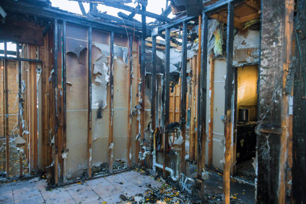 Professional Emergency Fire Cleanup technician working in Bethel, MN